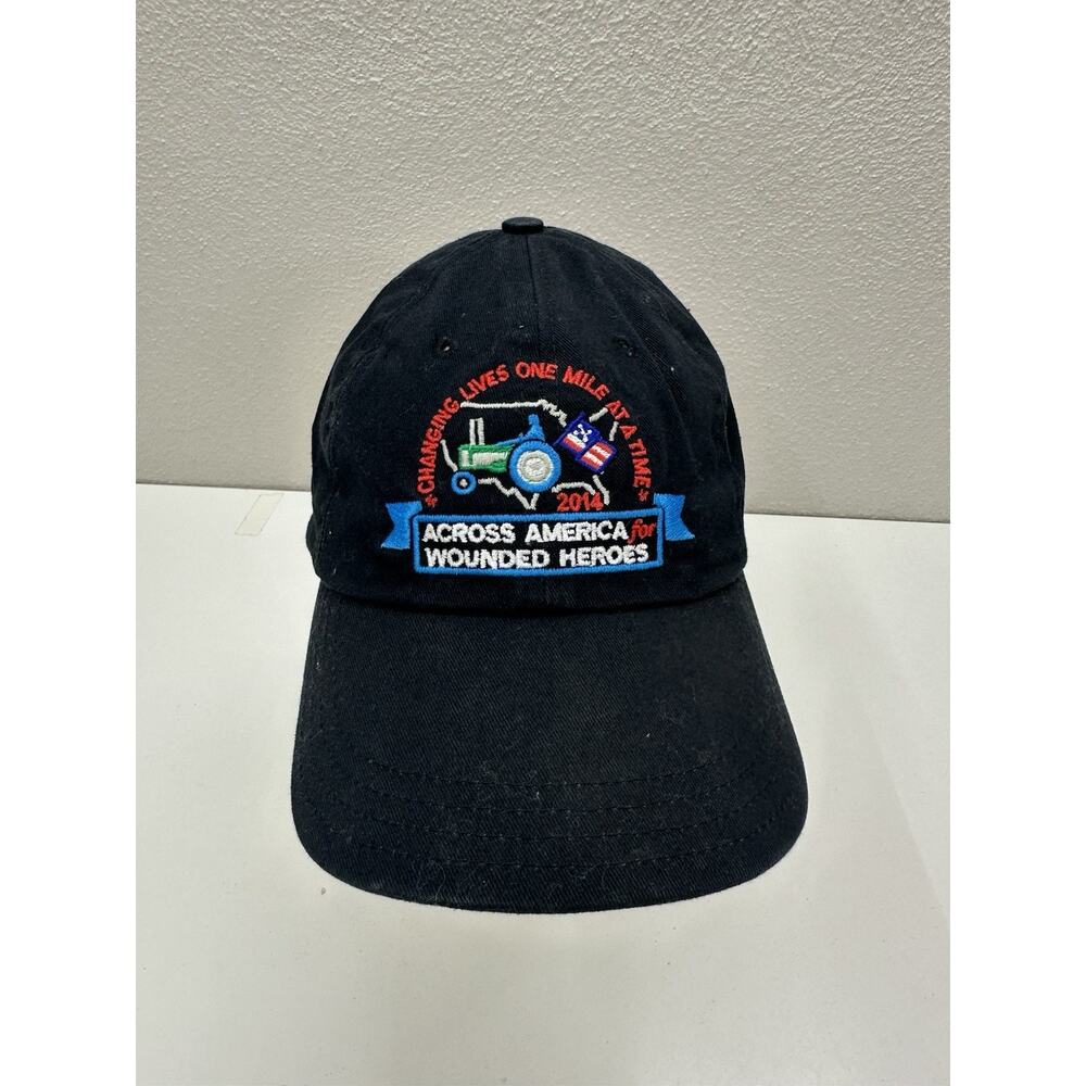 Unbranded Baseball Hat 2014 Across America for Wounded Heros Black Adjustable